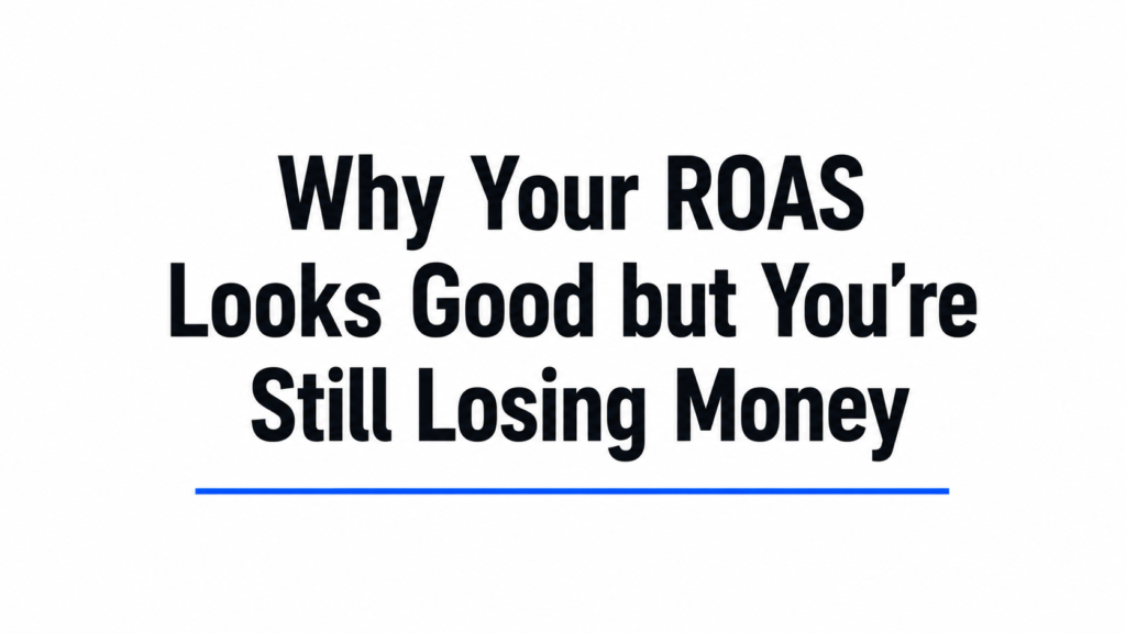 Why Your ROAS Looks Good but You’re Still Losing Money