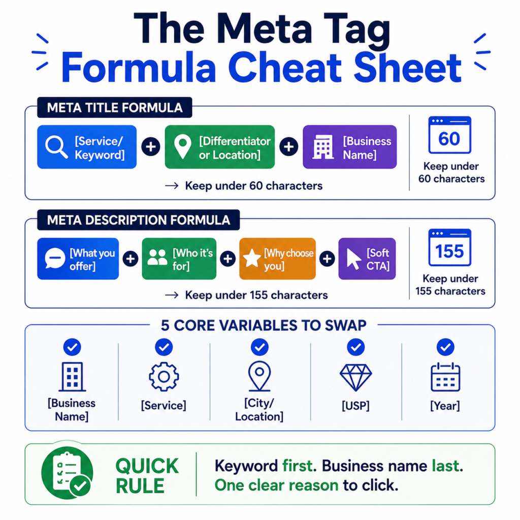 Meta Description Formula (General Framework)