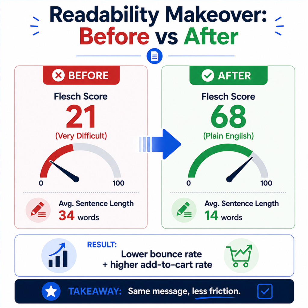 A Realistic Before-and-After Example
