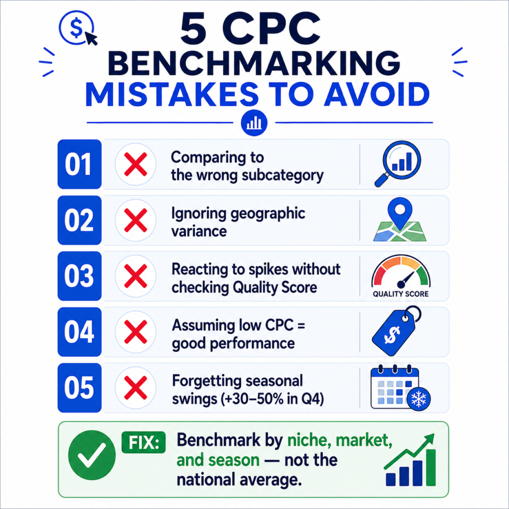 Common Mistakes When Benchmarking CPC