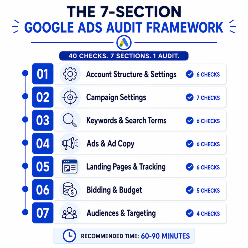 The 40-Point Google Ads Audit Checklist