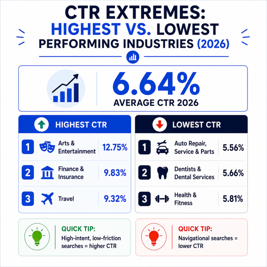 Click-Through Rate (CTR) Benchmarks by Industry