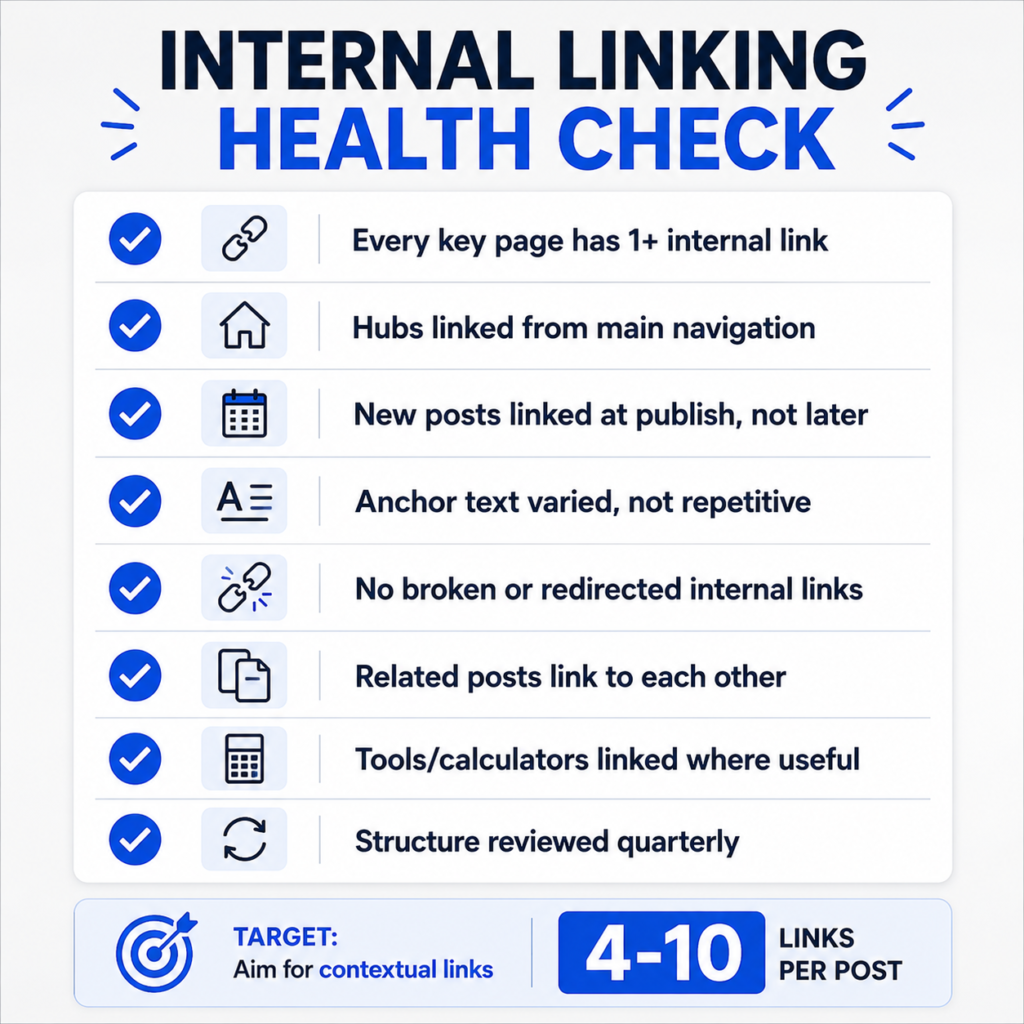 A Simple Internal Linking Checklist